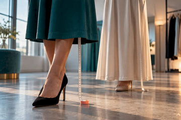 Measured midi and maxi dress hems