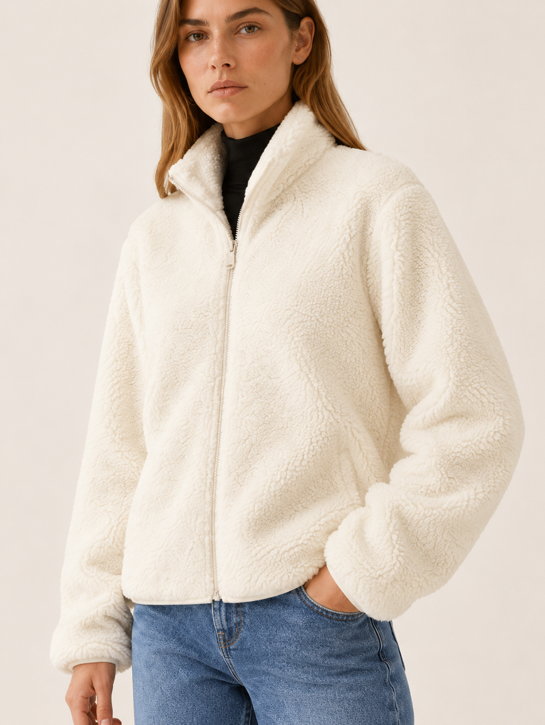 Savannah | Women's Zip-Up Sherpa Jacket Winter
