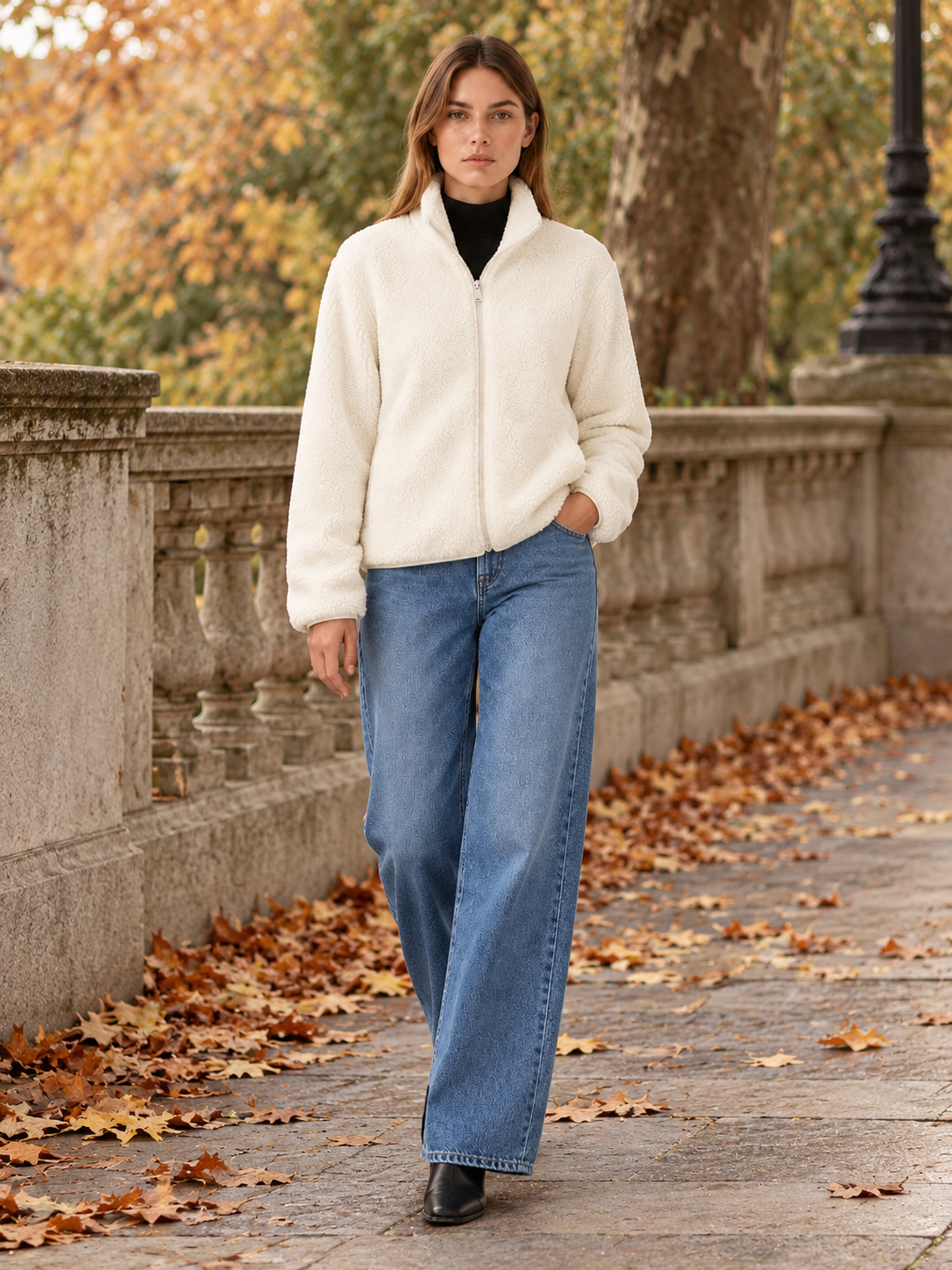 Savannah | Women's Zip-Up Sherpa Jacket Winter