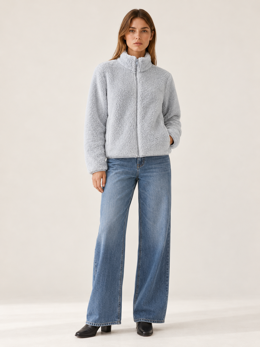 Savannah | Women's Zip-Up Sherpa Jacket Winter