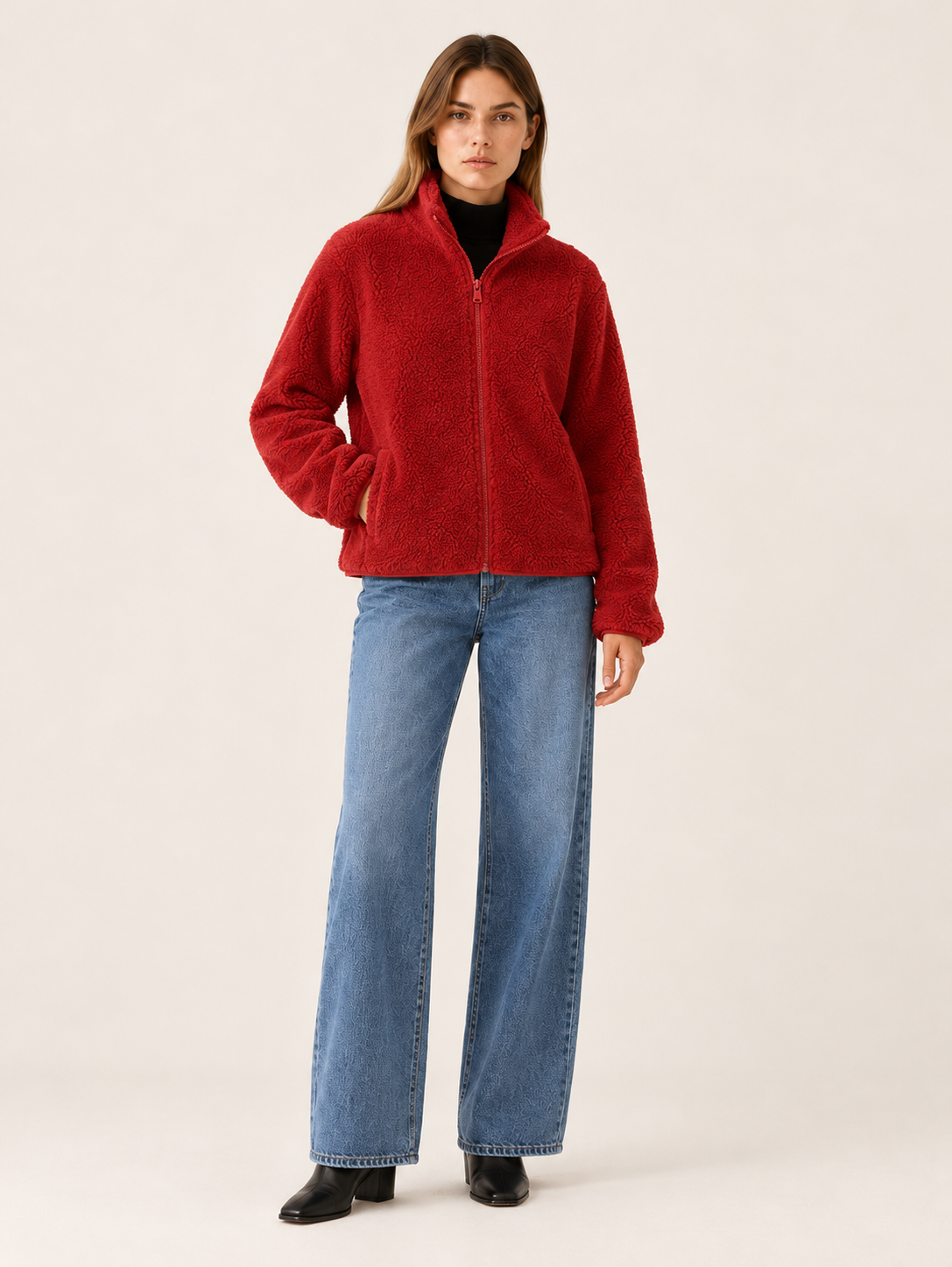 Savannah | Women's Zip-Up Sherpa Jacket Winter