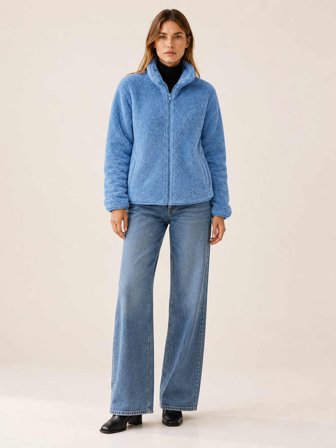 Savannah | Women's Zip-Up Sherpa Jacket Winter