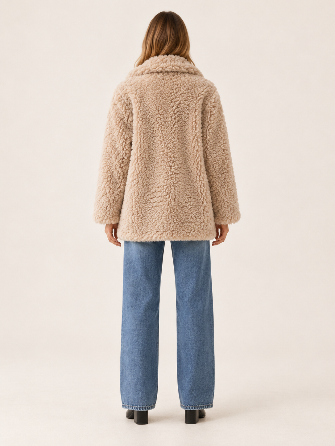 Allison | Women's Notch Lapel Teddy Coat Winter