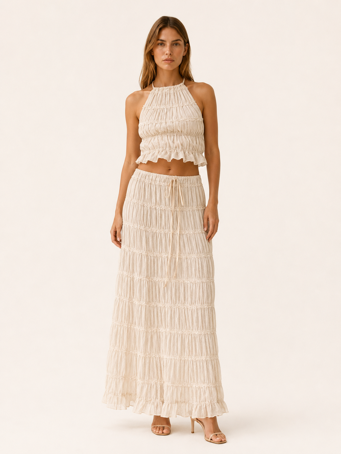 Alora | Ruffle Two Piece Summer Set