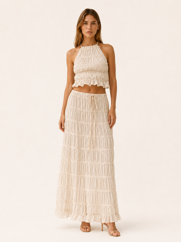 Alora | Ruffle Two Piece Summer Set