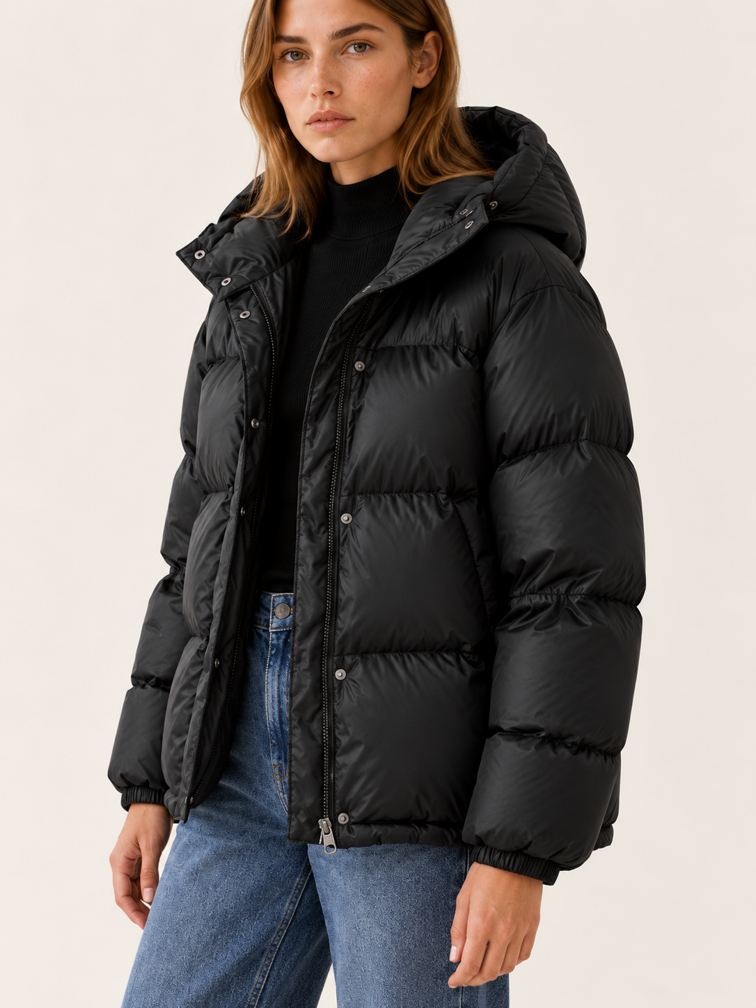 Athena | Women's Hooded Puffer Jacket Winter