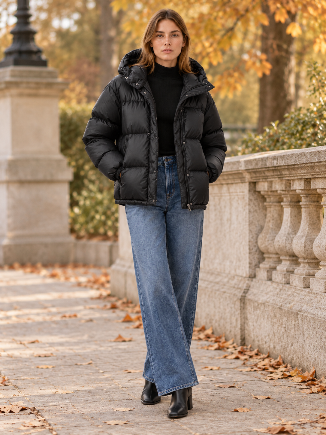 Athena | Women's Hooded Puffer Jacket Winter