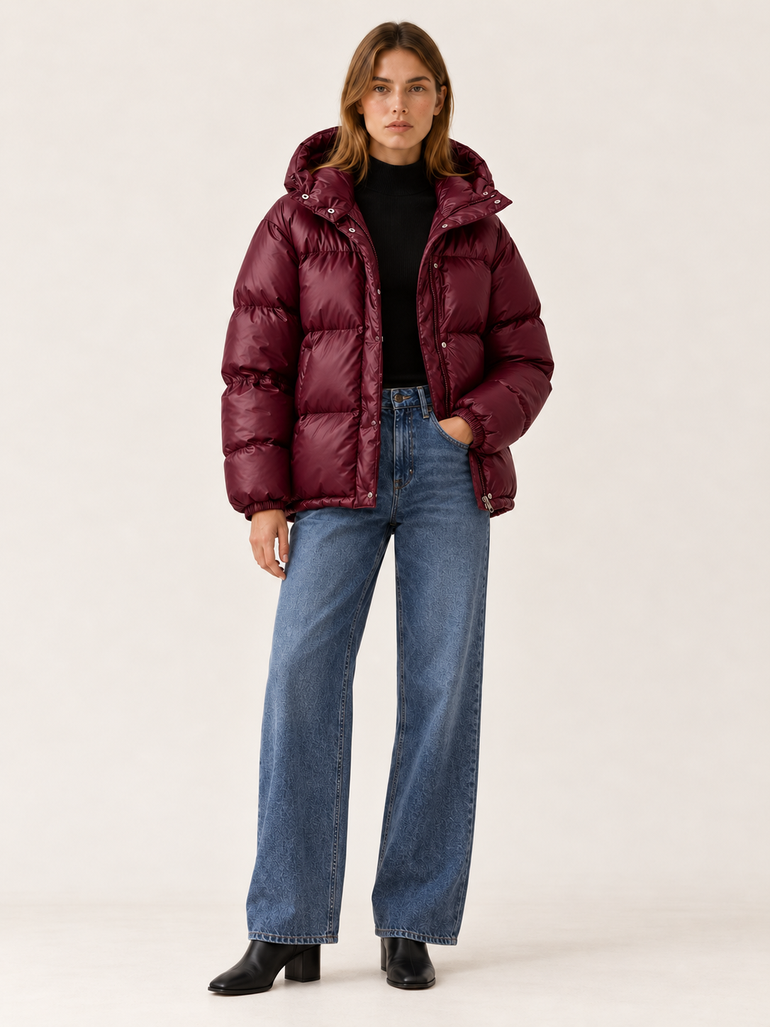 Athena | Women's Hooded Puffer Jacket Winter