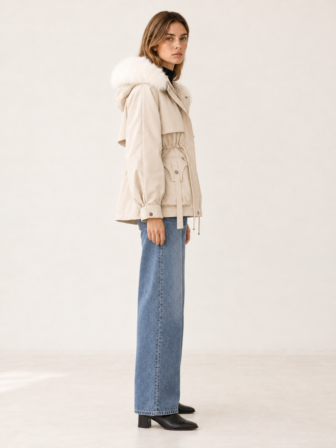 Aubrey | Women's Faux Fur Trim Parka Winter