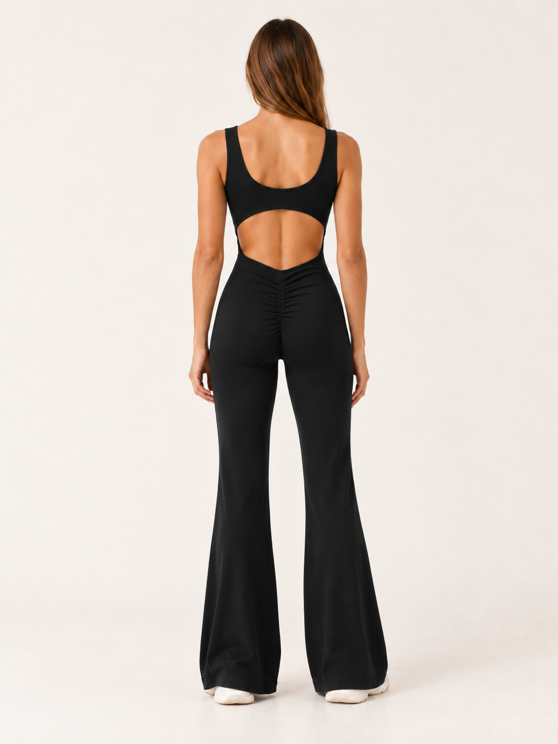 Briana | Yoga Jumpsuit with Flared Leg