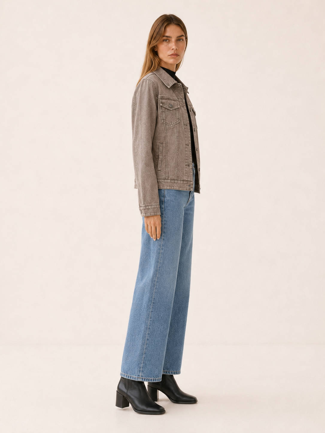 Capucine | Shirt Jacket with Utility Pockets and Button Front