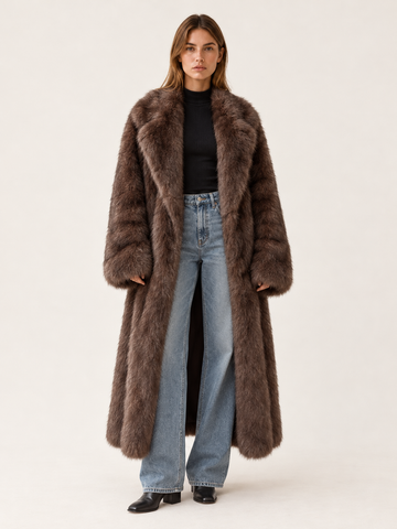 Carmilla | Women's Long Faux Fur Coat Winter