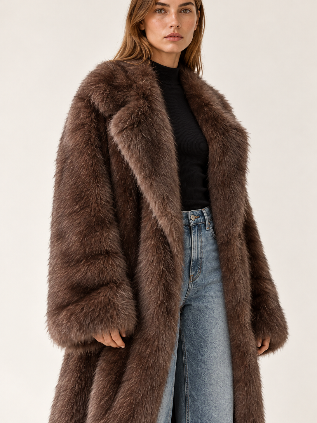Carmilla | Women's Long Faux Fur Coat Winter