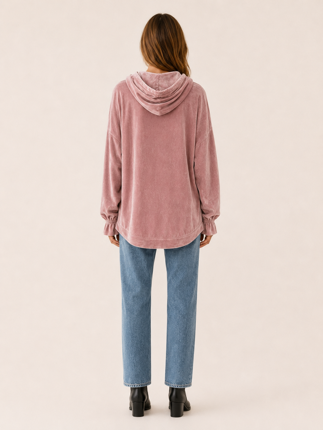 Charmain | Women's Relaxed Velvet Hoodie