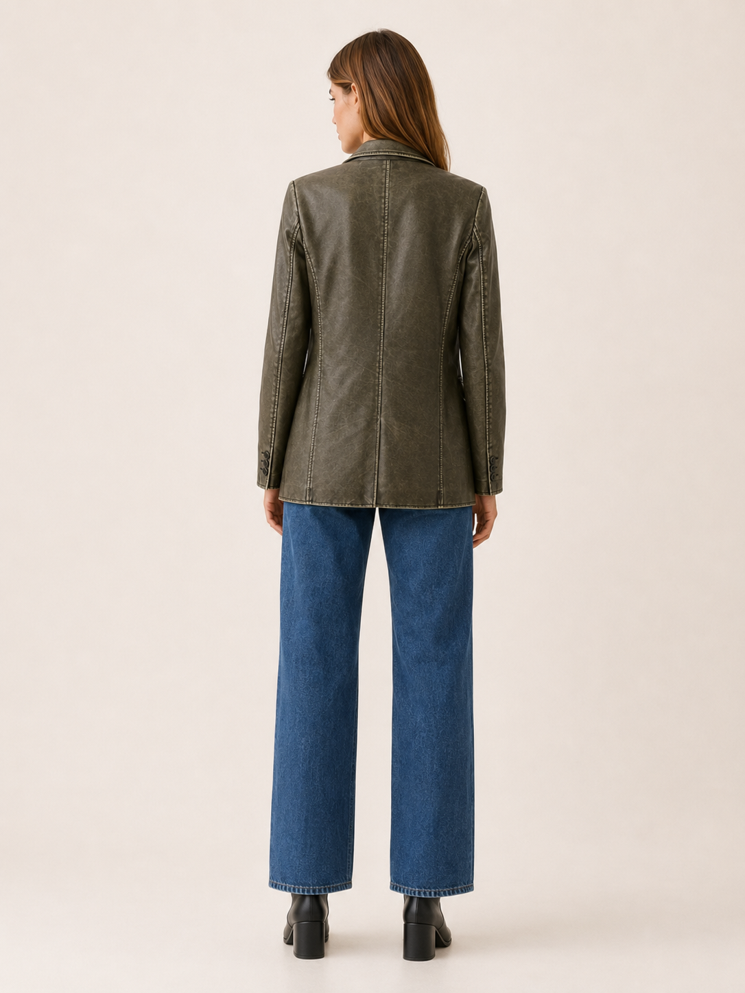 Cirelle | Oversized Blazer with Longline Fit and Notched Lapels