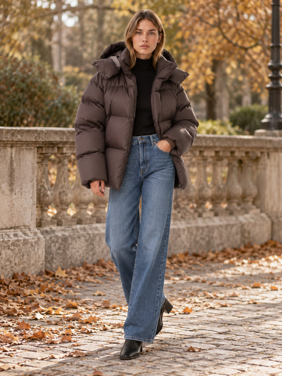 Clementine | Women's Hooded Puffer Jacket Winter