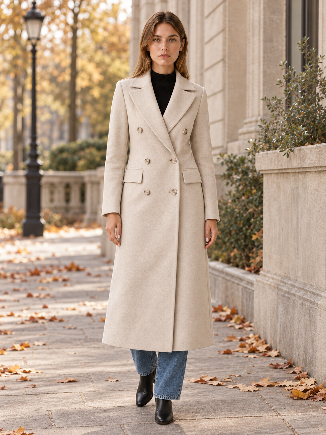 Daniela | Women's Double-Breasted Overcoat Winter
