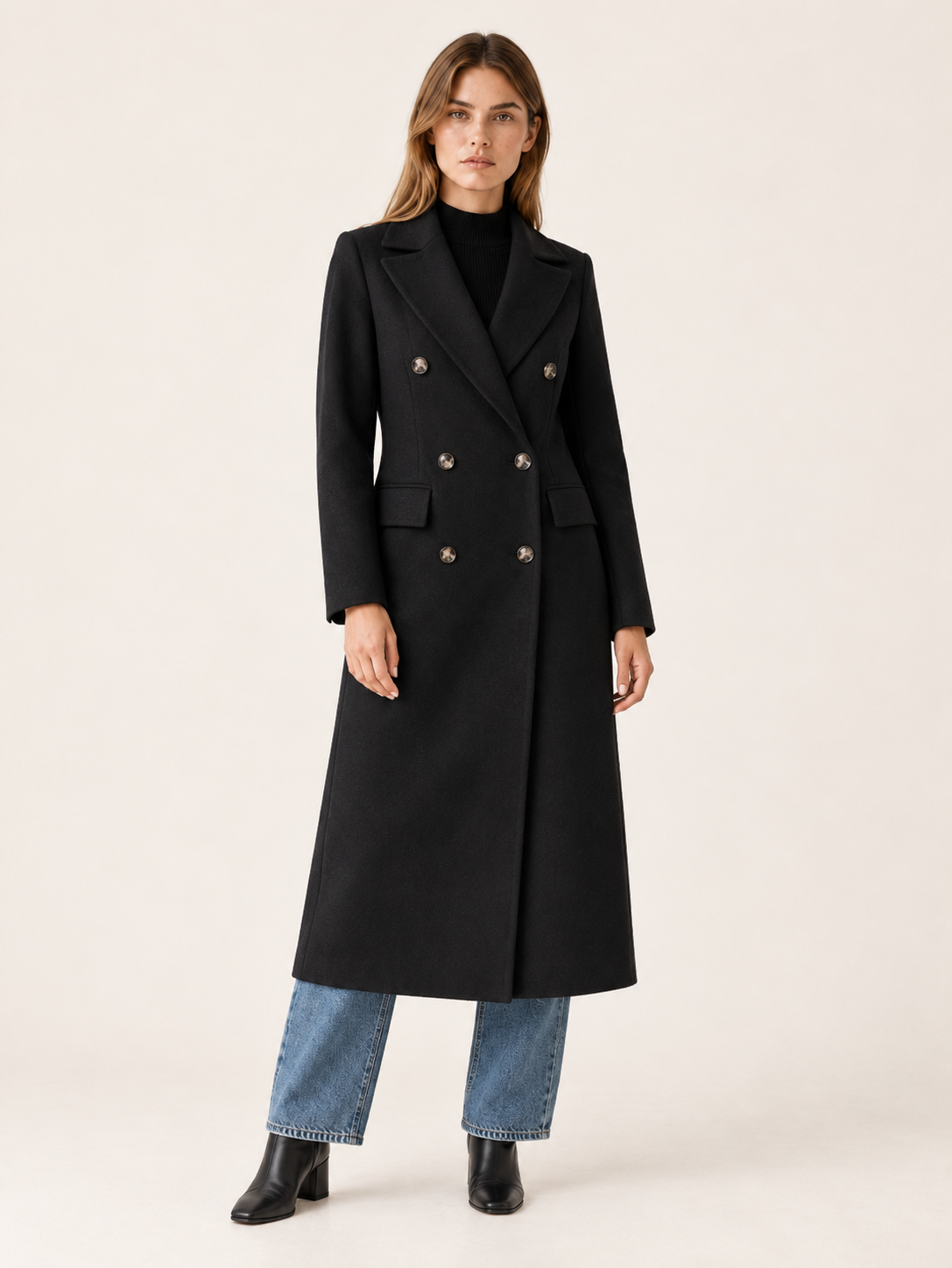 Daniela | Women's Double-Breasted Overcoat Winter