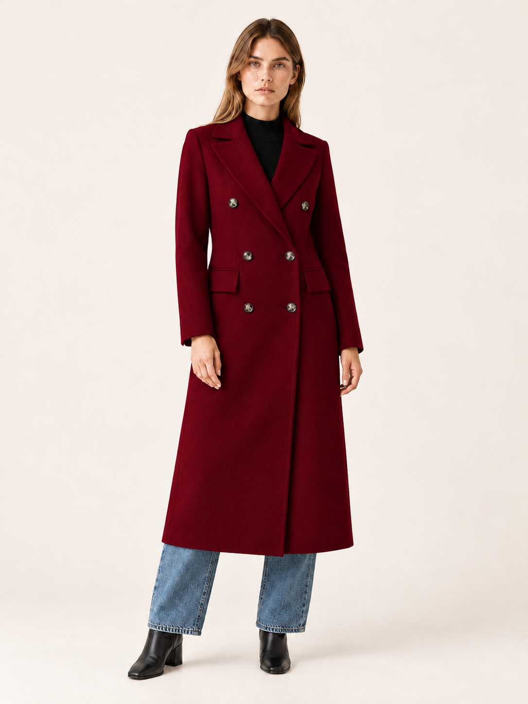 Daniela | Women's Double-Breasted Overcoat Winter