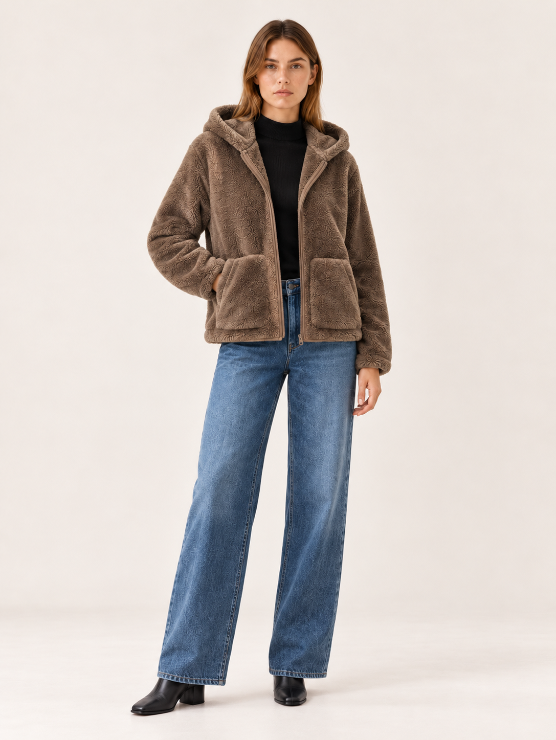 Dorothie | Women's Hooded Teddy Jacket Winter