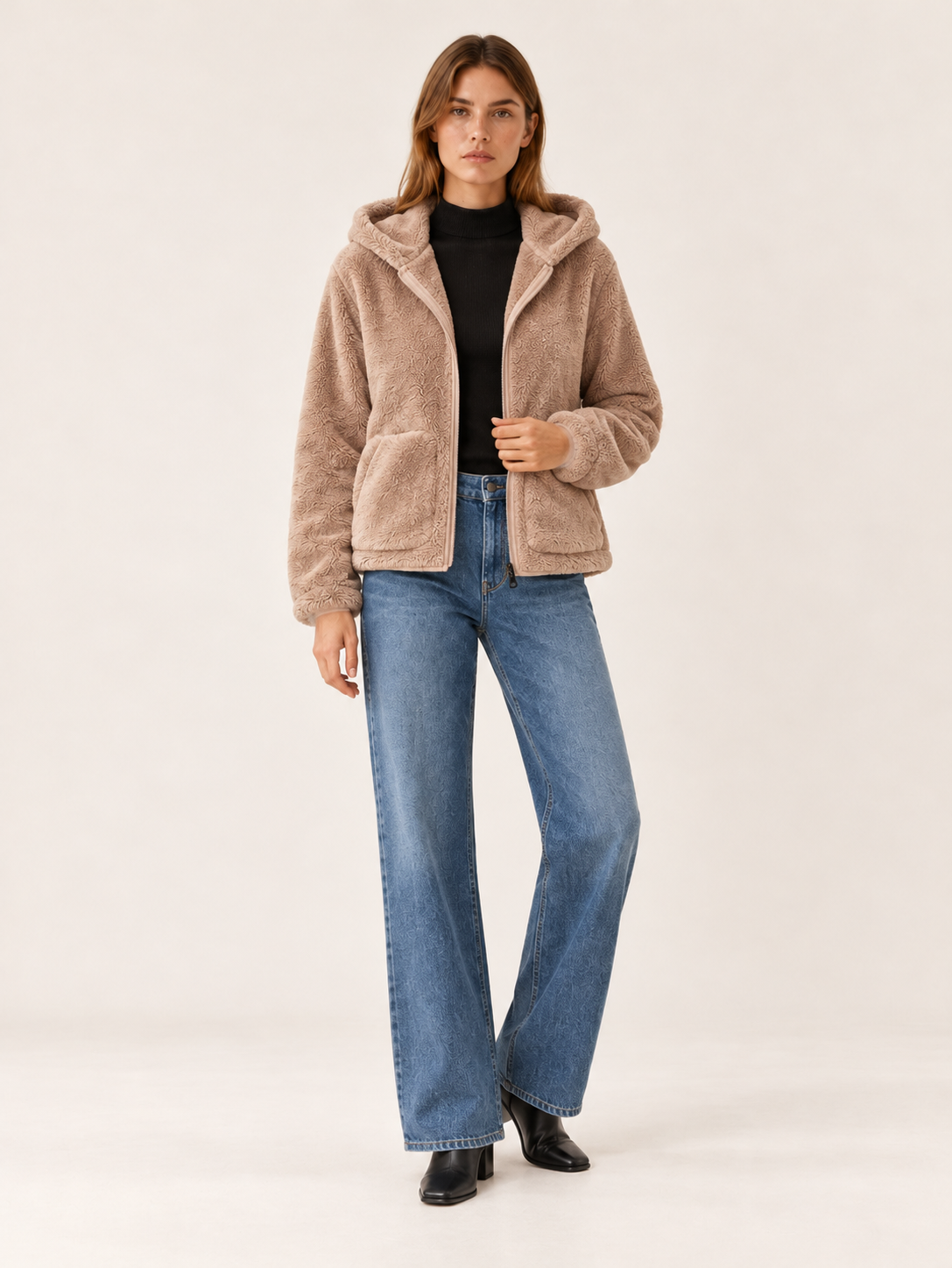 Dorothie | Women's Hooded Teddy Jacket Winter