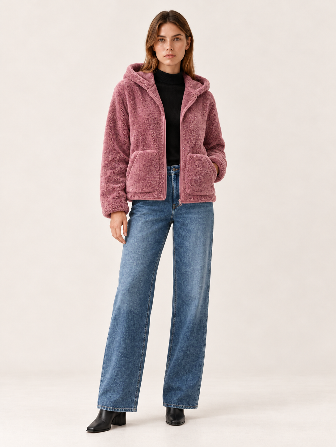 Dorothie | Women's Hooded Teddy Jacket Winter