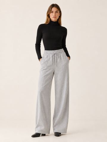 Elliana | Women's Pintuck Drawstring Wide Leg Pants Fall