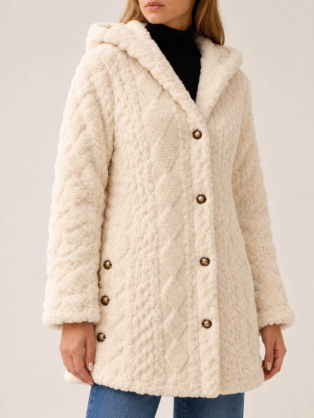 Ernestina | Women's Hooded Fleece Jacket Winter