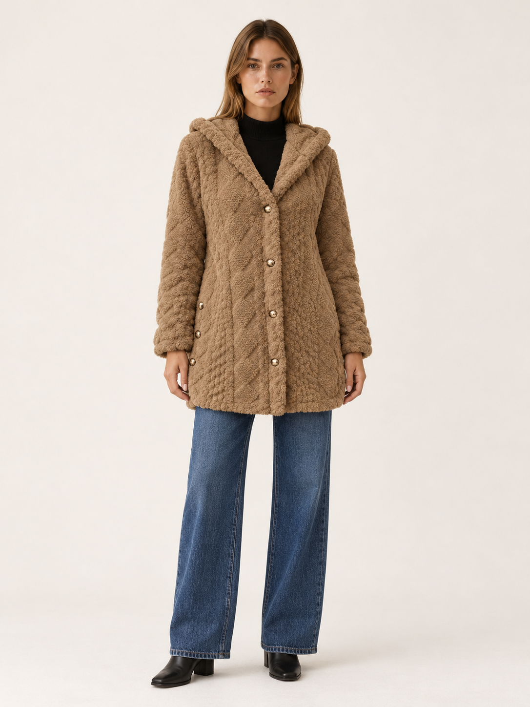 Ernestina | Women's Hooded Fleece Jacket Winter