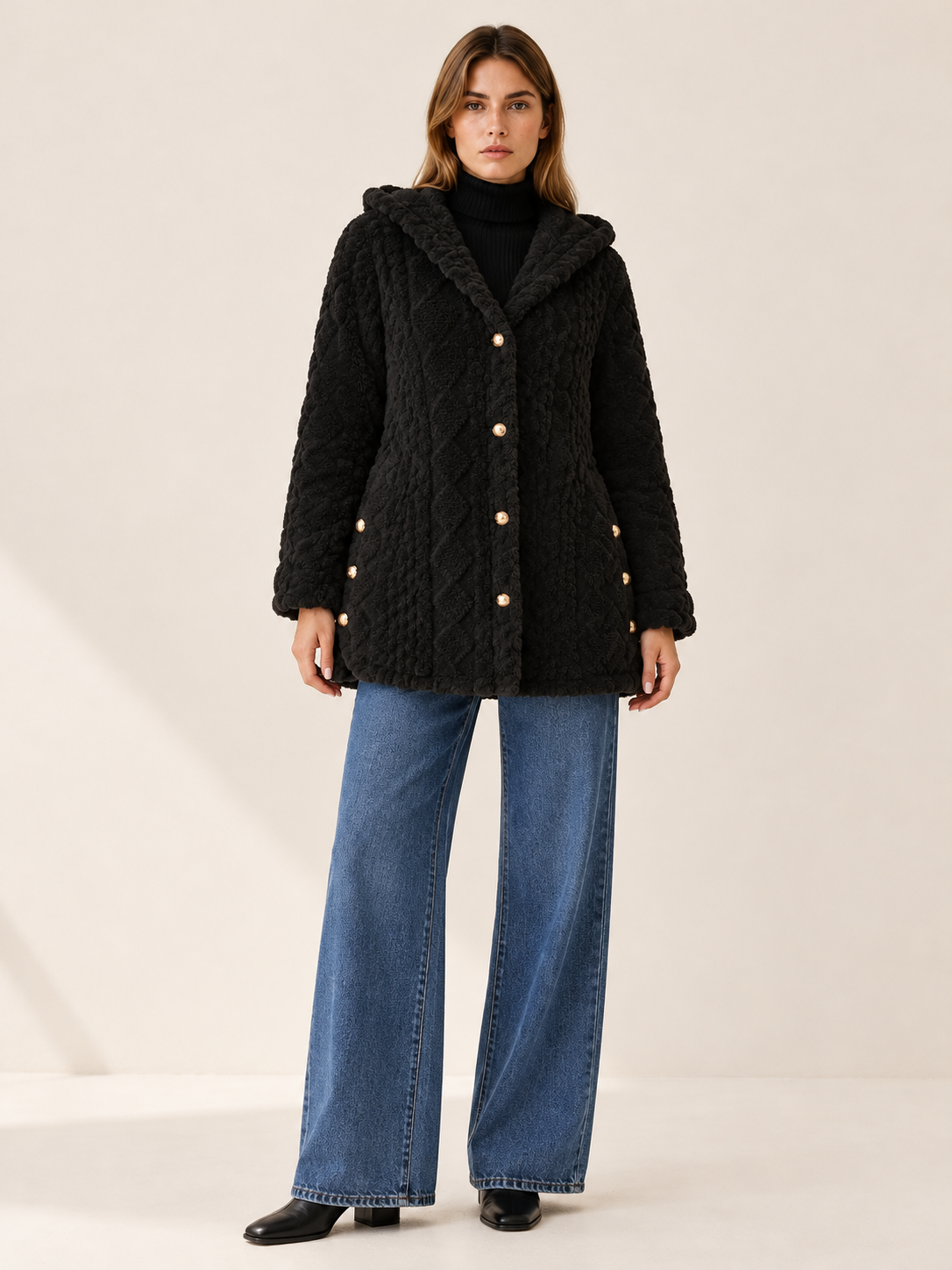 Ernestina | Women's Hooded Fleece Jacket Winter