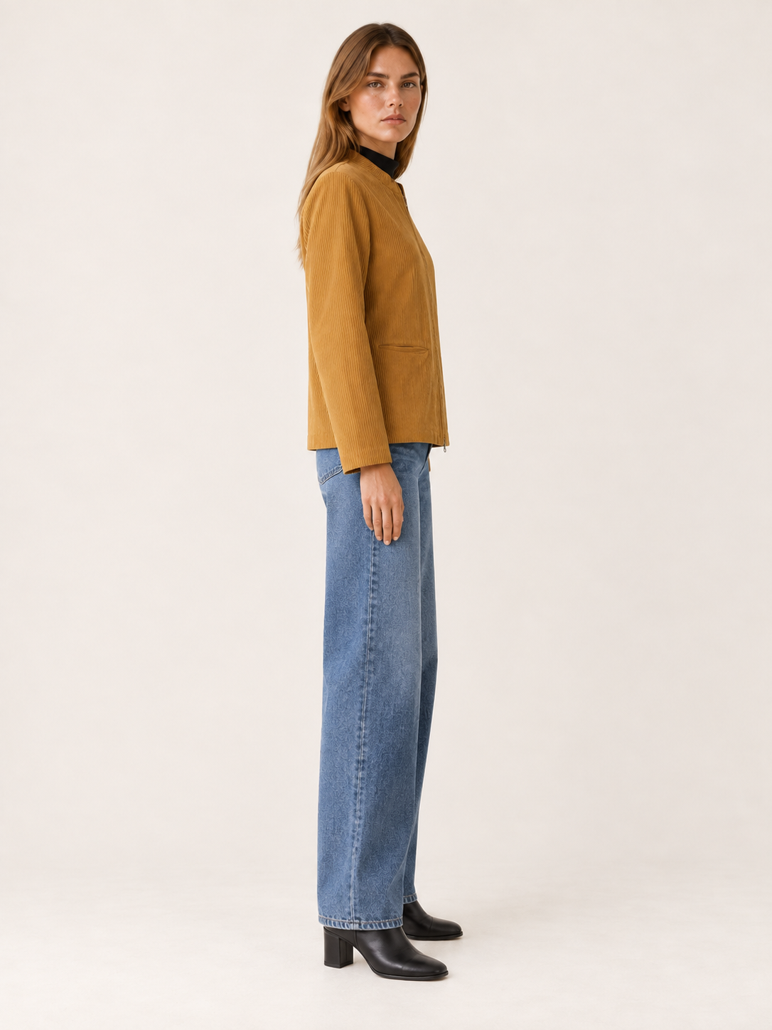 Evadelle | Women's Zip Through Knitted Cardigan