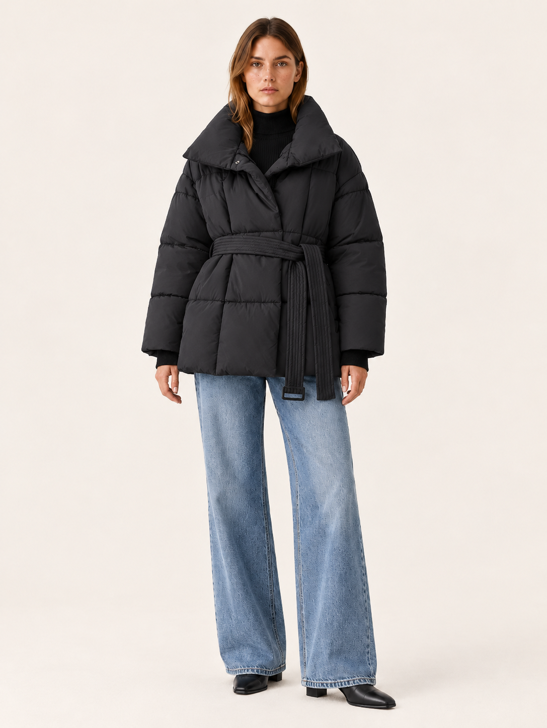Evelynn | Women's Belted Wrap Puffer Jacket Winter