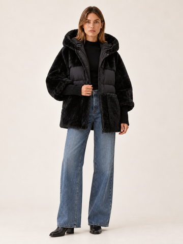 Hailey | Women's Hooded Faux Fur Jacket Winter