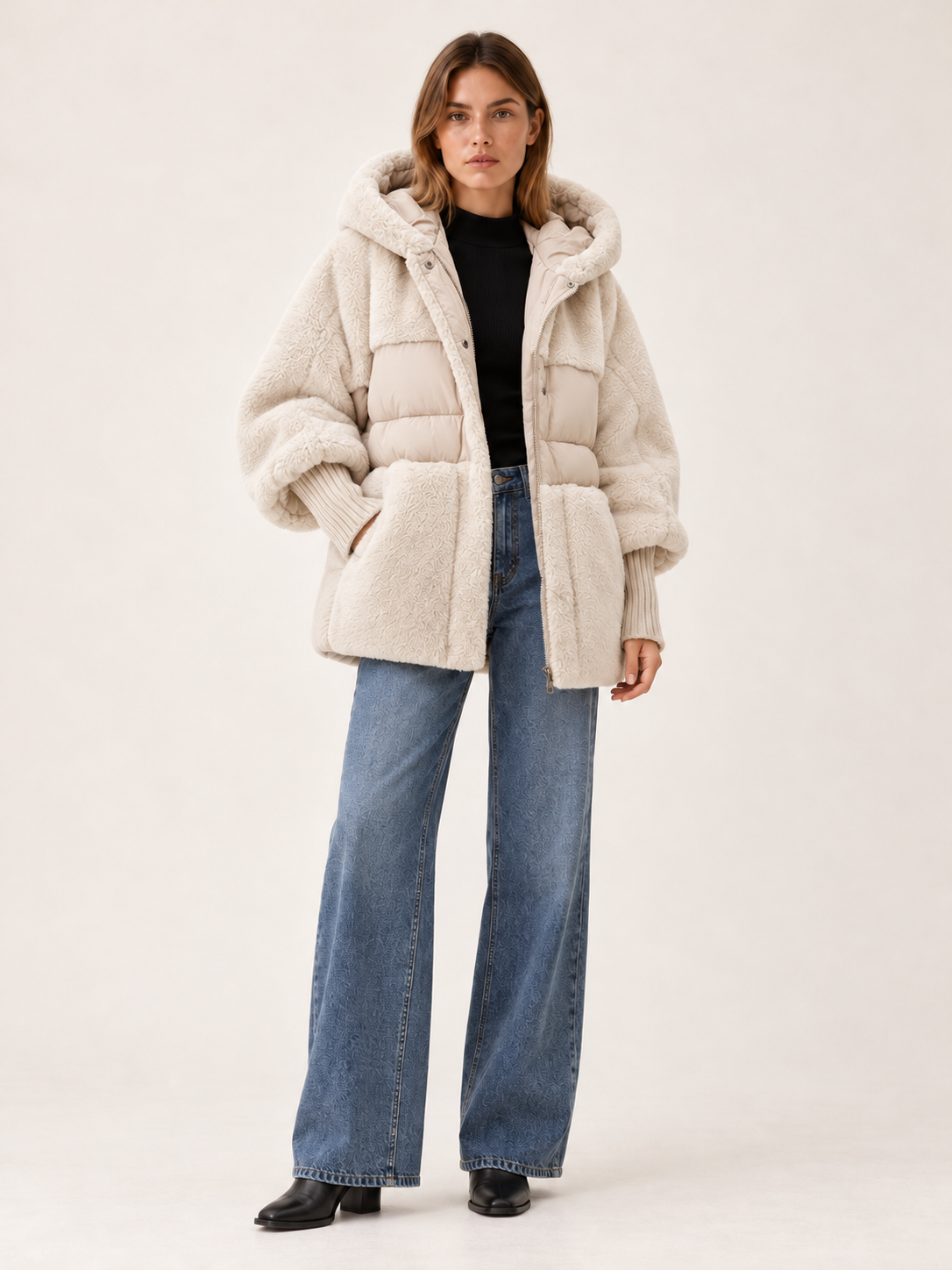 Hailey | Women's Hooded Faux Fur Jacket Winter