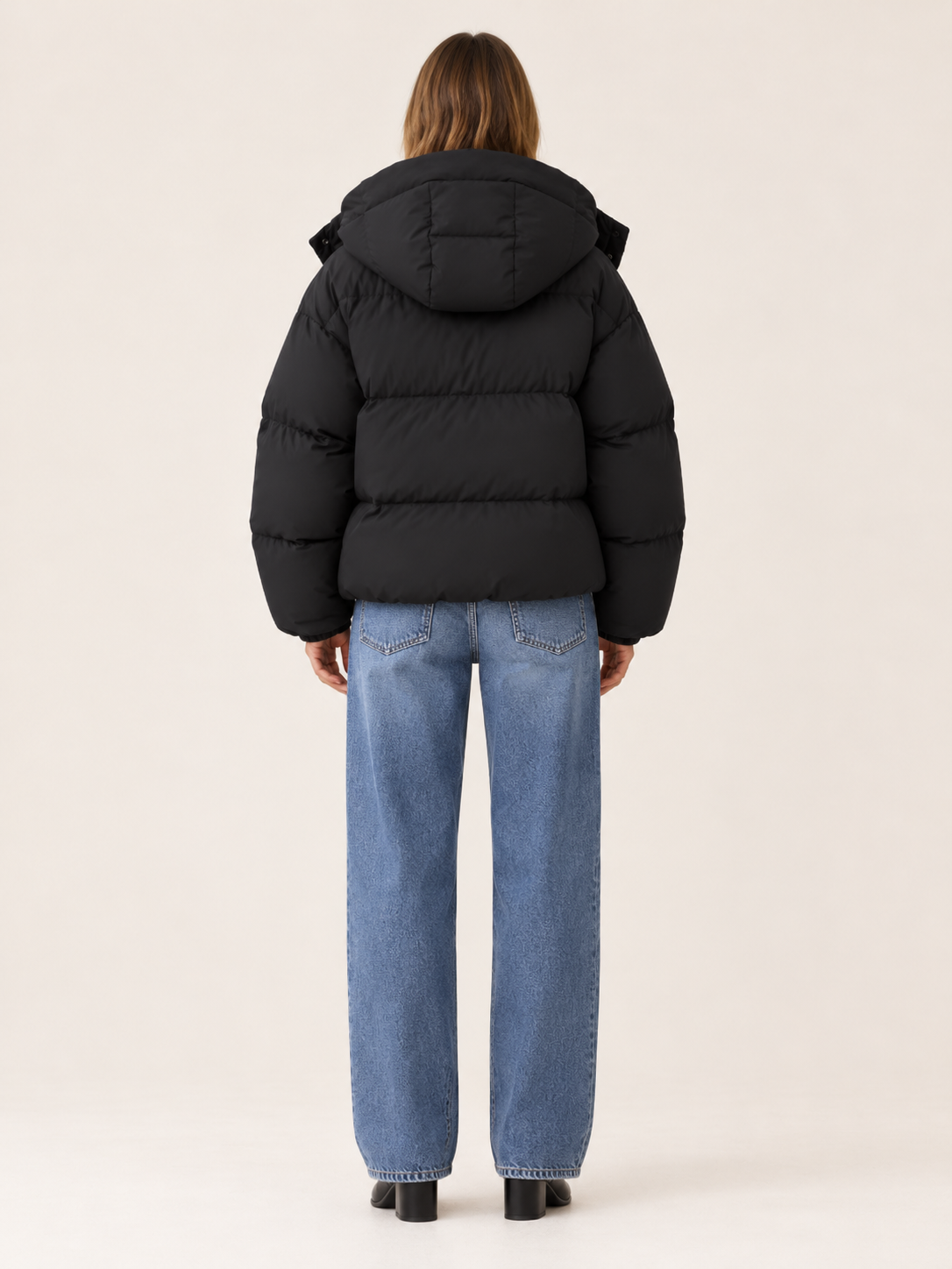 Hani | Women's Hooded Cropped Puffer Jacket Winter