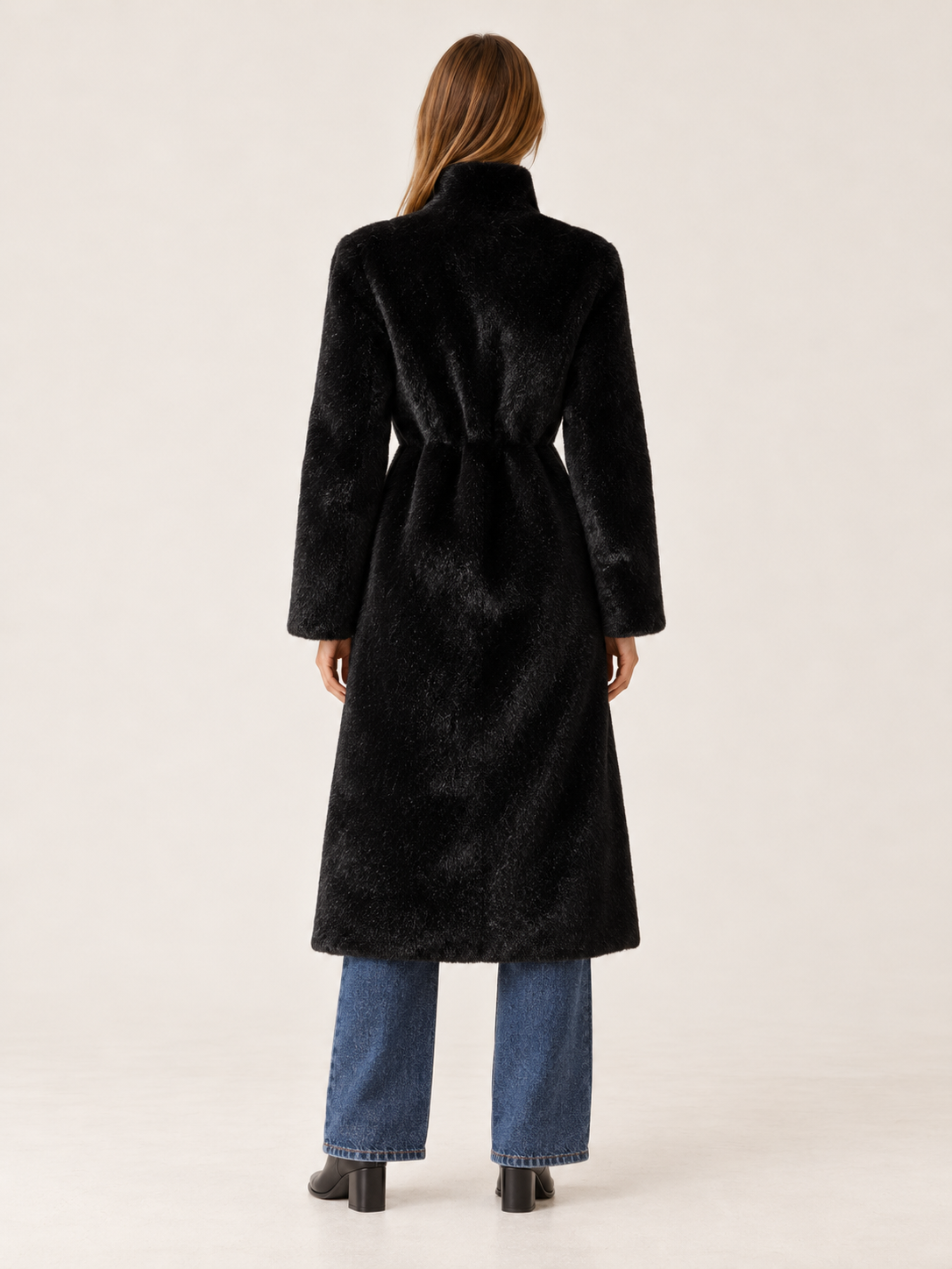 Hayden | Women's Longline Faux Fur Coat Winter Holiday Party