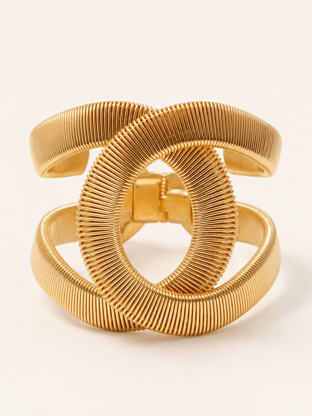Helmi | Geometric Bracelet with Textured Detail