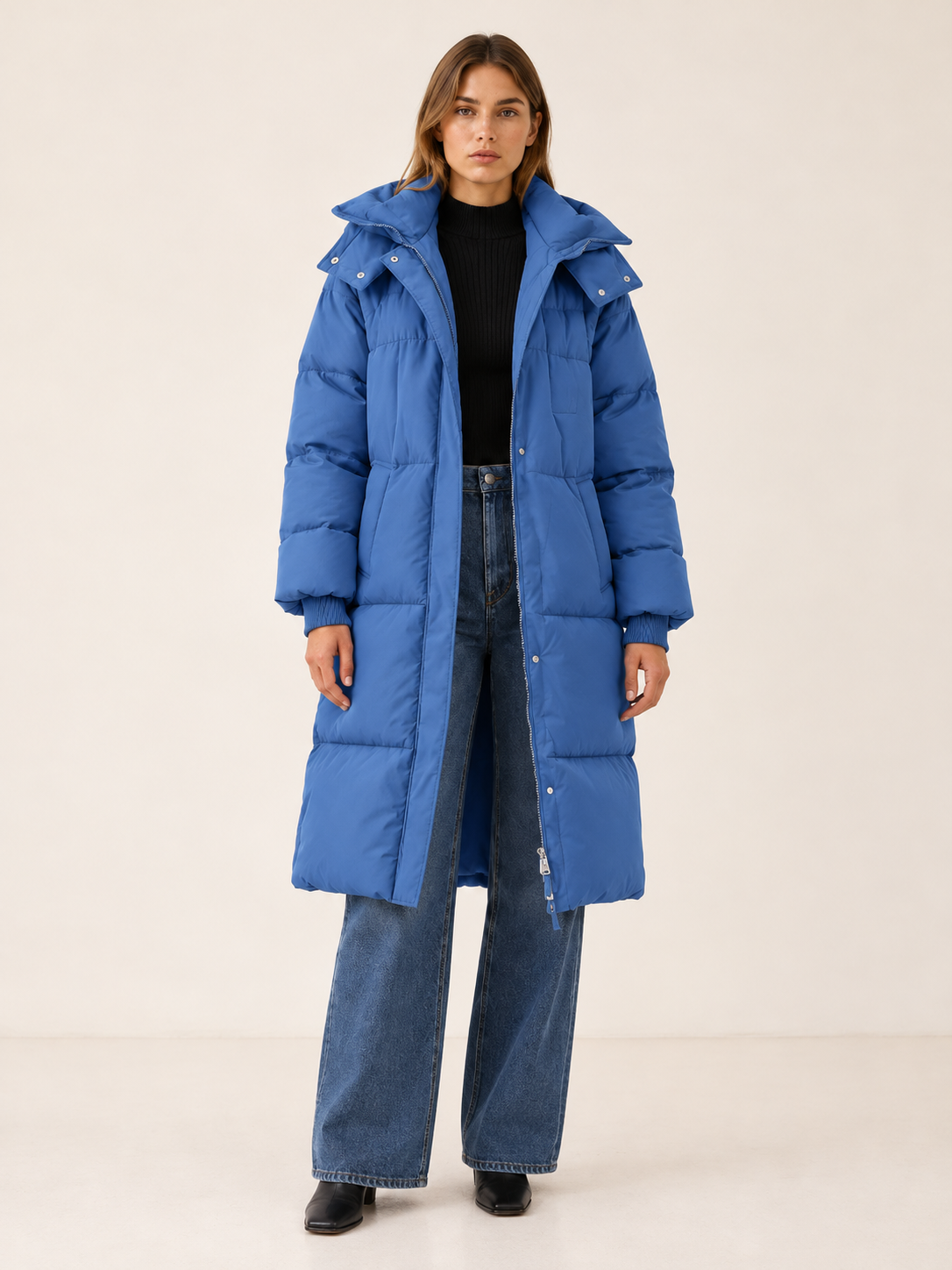 Henrietta | Women's Long Hooded Puffer Coat Winter