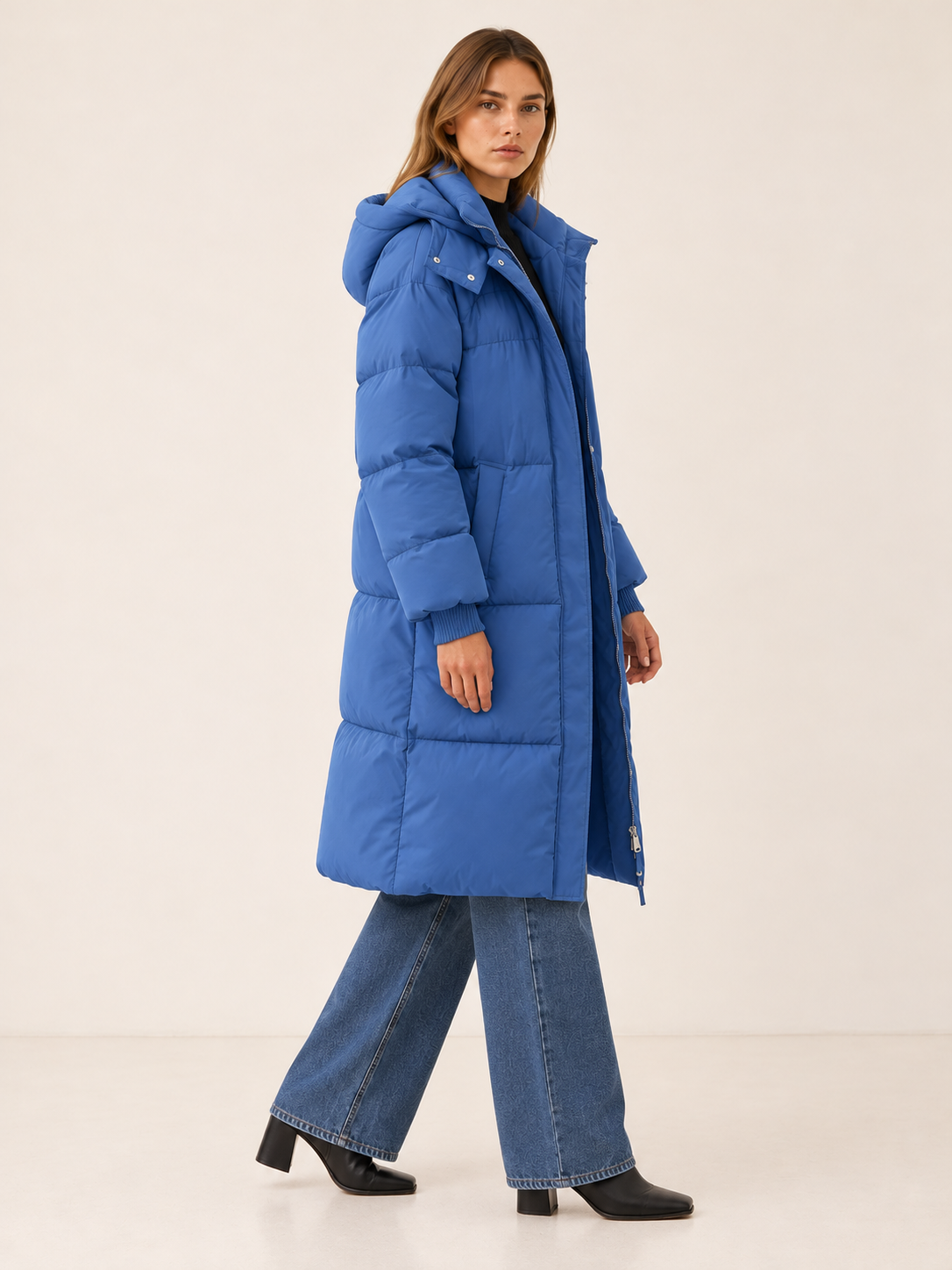 Henrietta | Women's Long Hooded Puffer Coat Winter