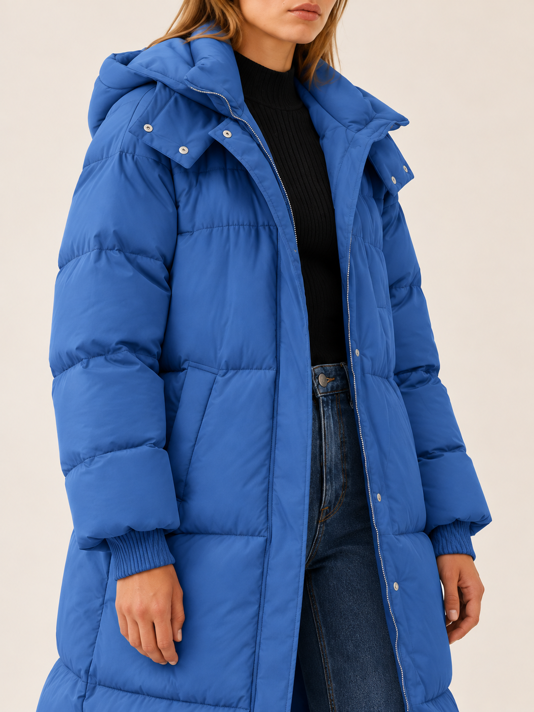Henrietta | Women's Long Hooded Puffer Coat Winter