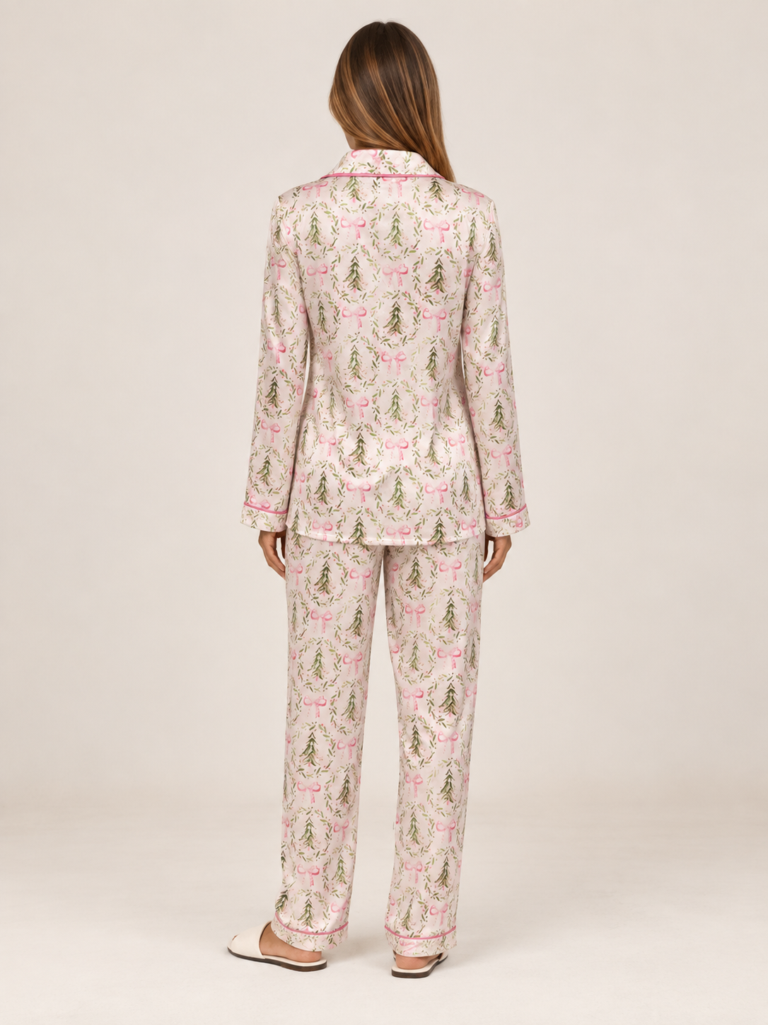 Hester | Christmas Pyjama Set with Button Shirt