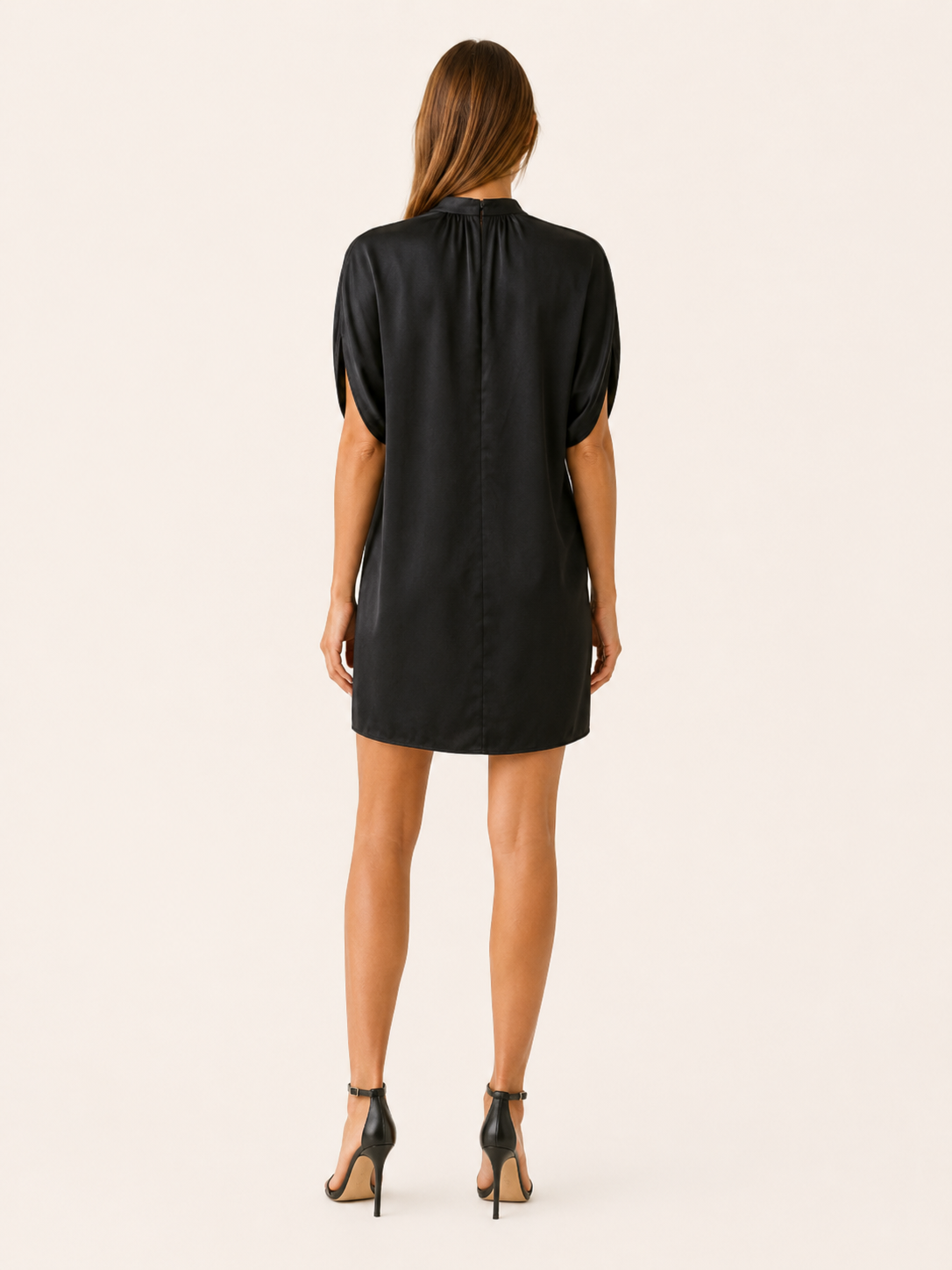 Hollis | Figure Flattering Mini Dress with V Neck Lightweight Summer Dress