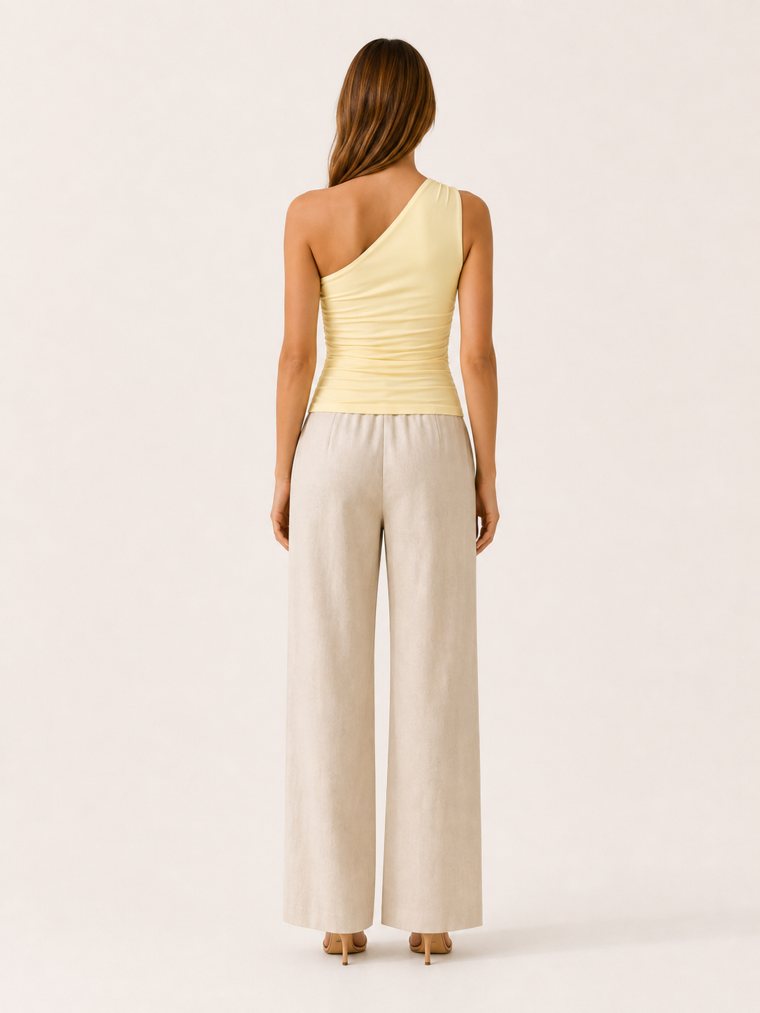 Ilyra | One Shoulder Top with Ruched Fit