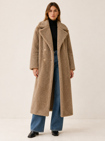 Isadore | Women's Long Teddy Coat Winter