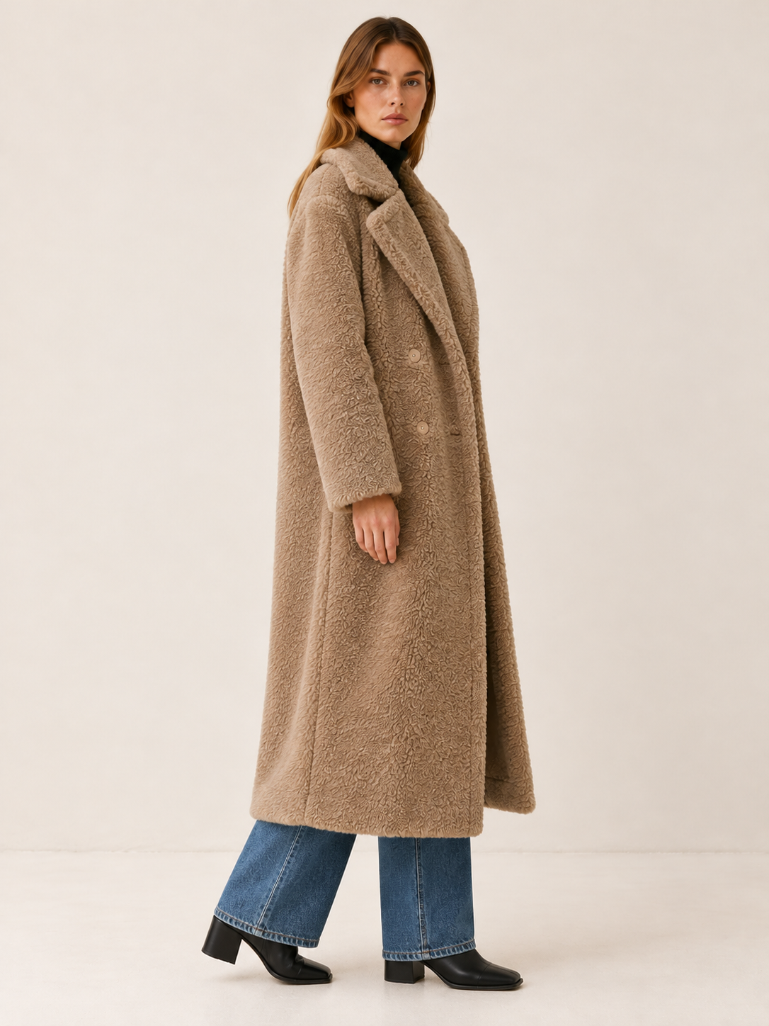 Isadore | Women's Long Teddy Coat Winter