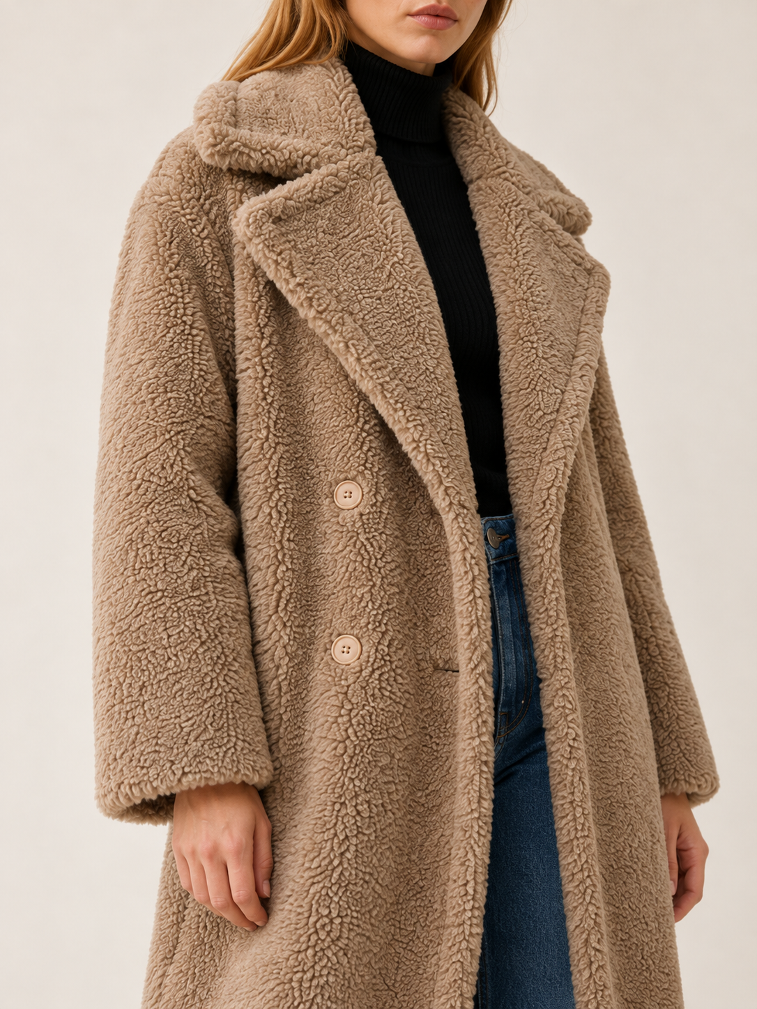 Isadore | Women's Long Teddy Coat Winter