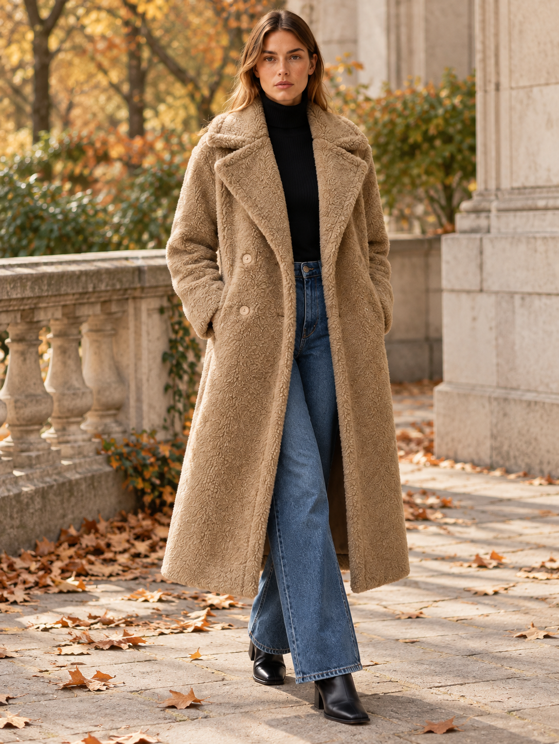 Isadore | Women's Long Teddy Coat Winter