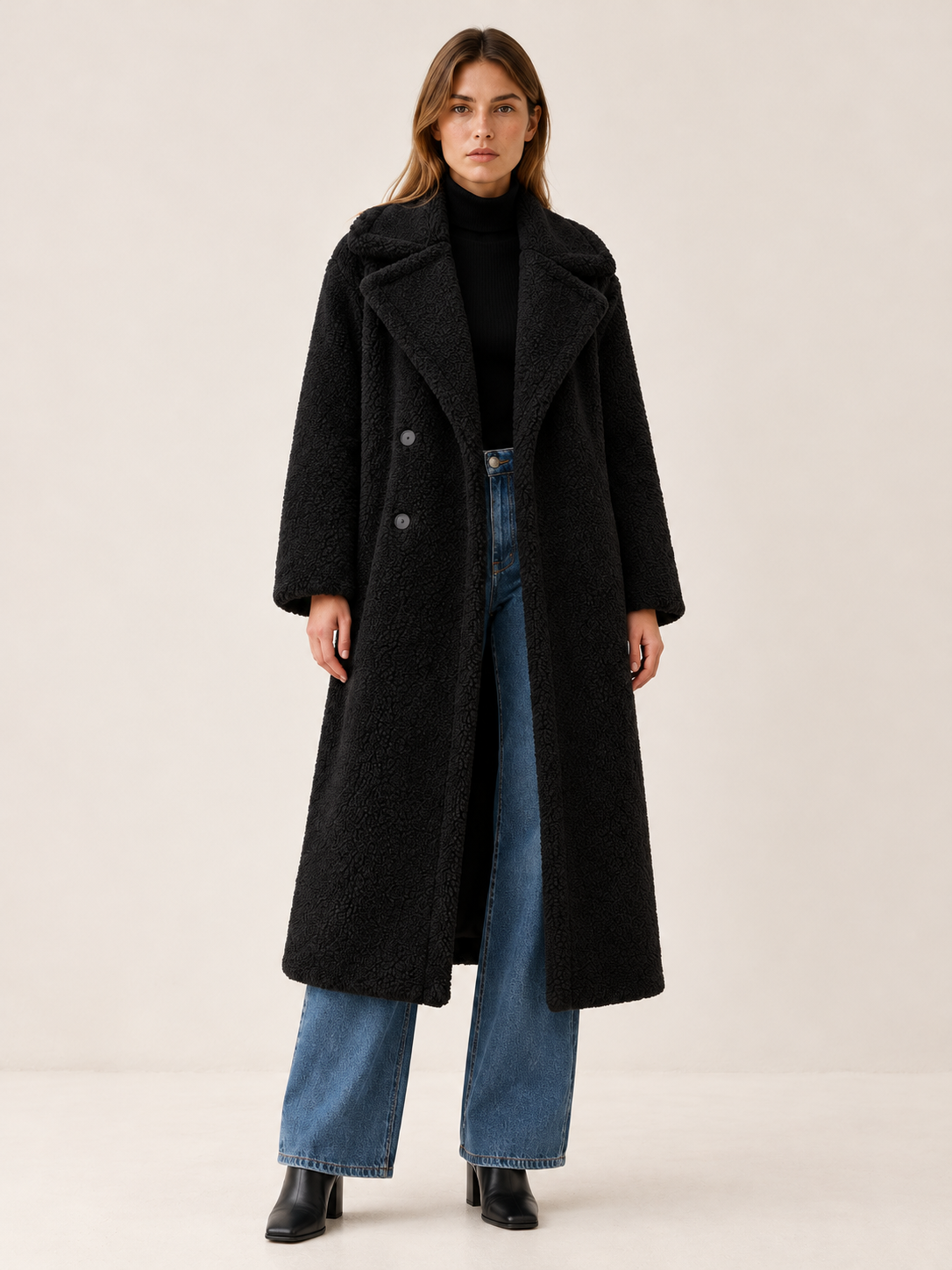 Isadore | Women's Long Teddy Coat Winter