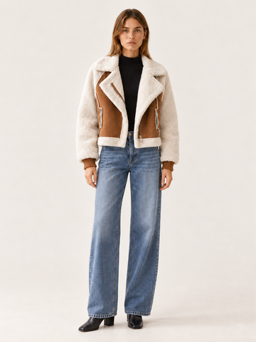 Jade | Women's Aviator Sherpa Jacket Winter