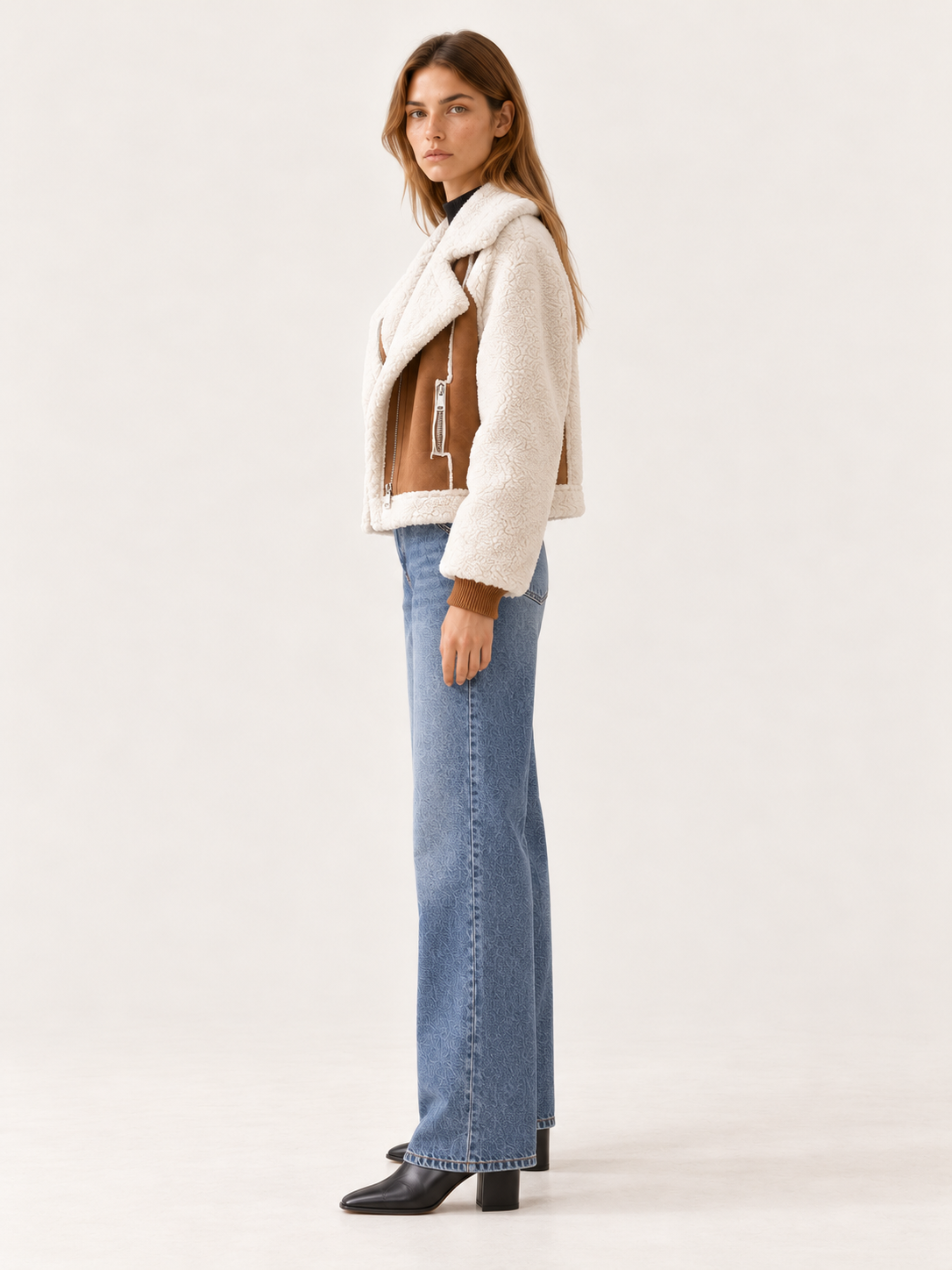 Jade | Women's Aviator Sherpa Jacket Winter